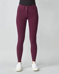 Produktbild von Yagya Reithose Turnierhose Mid Grip Compression Performance für Damen in Rot Größe S