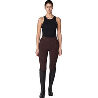 Produktbild von Yagya Reithose Turnierhose Mid Grip Compression Pull-On für Damen in Braun Größe S