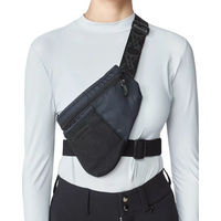 Produktbild von Yagya Reitsatteltasche für Damen aus wasserfestem Nylon in Schwarz