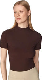 Produktbild von Yagya Reitshirt für Damen in Braun Größe XXL
