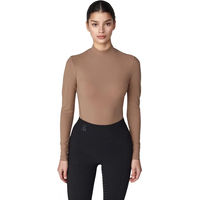 Produktbild von Yagya Reitshirt für Damen in Braun und Beige Größe L