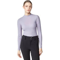 Produktbild von Yagya Reitshirt für Damen in Lila Größe XL