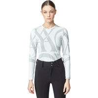 Produktbild von Yagya Reitshirt Monogram für Damen in Weiß