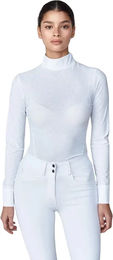 Produktbild von Yagya Timeless Langarm-Mesh-Wettkampfhemd für Damen in Weiß XL