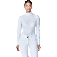 Produktbild von Yagya Timeless Reitshirt für Damen aus Mesh in Weiß Größe L