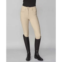 Produktbild von Yagya Timeless Turnierhose Full Grip Reithose für Damen in Beige Größe XL