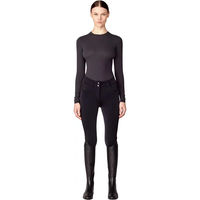 Produktbild von Yagya Turnierhose Full Grip für Damen Winter Reithose mit Fleece und wasserabweisender Funktion Schwarz XL