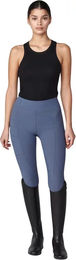 Yagya Turnierhose Mid Grip Compression Pull-On Reithose für Damen in Blau Größe L – Bild 1 von 1