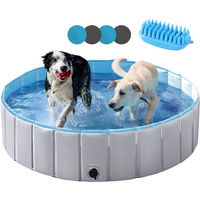 Produktbild von Yaheetech Hundepool faltbares Planschbecken für Hunde aus Kunststoff wasserdicht