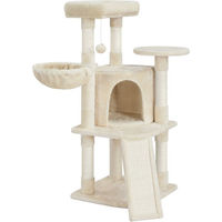 Produktbild von Yaheetech Kratzbaum für Katzen mit Katzenhöhle, Sisalstämmen und Kratzbrett, 106 cm Höhe