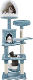 Yaheetech Kratzbaum für Katzen mit Katzenhöhle und Katzenbett im Ozean Design 155 cm – Bild 1 von 4