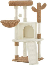 Yaheetech Kratzbaum für Katzen mit Sisal 106,5 cm hoch stabil Katzenmöbel für kleine und mittlere Katzen – Bild 1 von 4