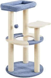 Yaheetech Kratzbaum für Katzen mit Sisalstämmen und Aussichtsplattform 90 cm – Bild 1 von 5