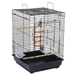 Yaheetech Vogelkäfig aus Metall mit Vogelspielzeug für Wellensittiche, Papageien, Finken und Kanarienvögel – Bild 1 von 4