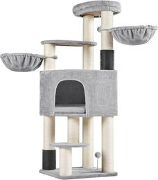 Yaheetech XXL Kratzbaum für Katzen 160 cm mit Höhle Liegemulde und Aussichtsplattform – Bild 1 von 5
