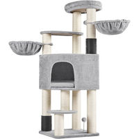 Produktbild von Yaheetech XXL Kratzbaum für Katzen 160 cm mit Höhle Liegemulde und Aussichtsplattform
