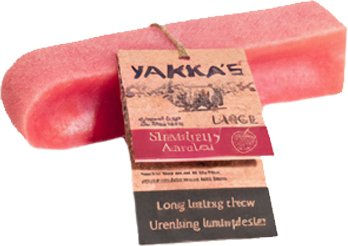 Yakka's Churpi Erdbeere Kausnack für Hunde Größe L – Bild 1 von 2