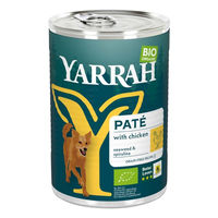 Produktbild von Yarrah Bio Hund Nassfutter Huhn Pastete getreidefrei 18 x 400 g - 12 x 400 g