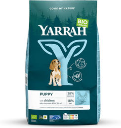 Produktbild von Yarrah Bio Hund Welpen Trockenfutter Huhn Fisch Hering 2 x 2 kg - 2 x 2 kg
