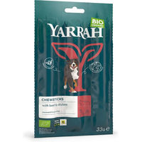 Produktbild von Yarrah Bio Hunde-Kausticks mit hohem Fleischanteil ohne Farb- und Aromastoffe 3 x 33 g