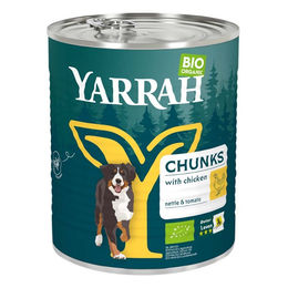 Yarrah Bio Hundefutter Adult Nassfutter Stückchen in Sauce Huhn 820g - 6 x 820 g – Bild 1 von 7
