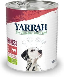 Yarrah Bio Hundefutter Adult Rind Stückchen in Sauce 6x820 g - 6 x 820 g – Bild 1 von 2