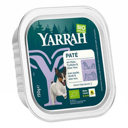 YARRAH Bio Hundefutter Nassfutter Paté Huhn und Truthahn 150g - 150 g – Bild 1 von 2