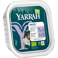 Produktbild von Yarrah Bio Hundefutter Paté Huhn und Truthahn für Adult 12 x 150 g