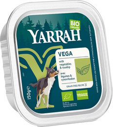 Yarrah Bio Hundefutter Vega Stückchen in Soße mit Hagebutten Adult 12x 150 g – Bild 1 von 3