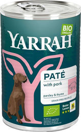 Yarrah Bio Hundepaté mit Schwein 12 x 400 g – Bild 1 von 1
