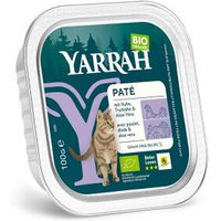 Produktbild von Yarrah Bio Katzenfutter Adult Stückchen in Soße Huhn und Truthahn 16x100 g - 16 x 100 g