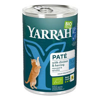 Produktbild von Yarrah Bio Katzenfutter Fisch Paté 6er Pack 6 x 400g - 400 g