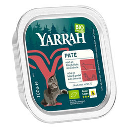 Yarrah Bio Katzenfutter Paté Huhn mit Rind Getreidefrei 16 x 100 g - 100 g – Bild 1 von 6
