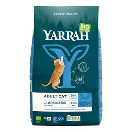 Yarrah Bio Katzenfutter Trockenfutter Adult Huhn und Fisch 2,4kg - 2,4 kg – Bild 1 von 10