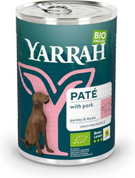 Produktbild von Yarrah Bio Katzenpastete mit Schwein getreidefrei Adult 400 g - 400 g