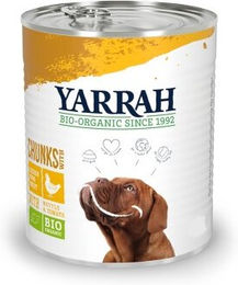 Yarrah Bio Nassfutter Adult Huhn und Rind Stückchen in Sauce 12x405 g - 12 x 405 g – Bild 1 von 2