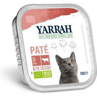 Produktbild von Yarrah Bio Pastete für Katzen Adult Rind Huhn & Chiccorée 16x100 g - 16 x 100 g