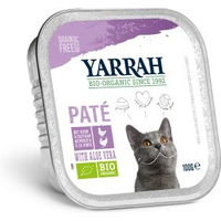 Produktbild von Yarrah Bio Pastete Huhn und Lachs für Katzen Adult 16x100 g - 16 x 100 g
