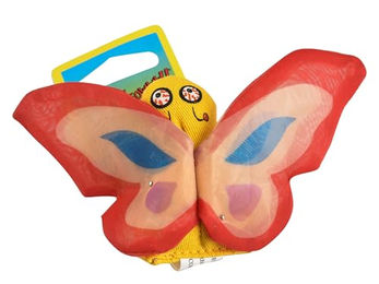 YEOWWW Butterfly Red Katzenspielzeug aus Plüsch mit Bio Katzenminze, 200 g - 200 g – Bild 1 von 2