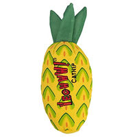 Produktbild von Yeowww! Katzenspielzeug Ananas aus Bio-Baumwolle mit Catnip in Gelb