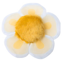 Produktbild von Yeowww! Katzenspielzeug Daisys Flower Tops aus Plüsch mit Bio-Catnip in Weiß und Gelb