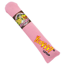 Yeowww! Rosewood Katzenspielzeug Its A Girl Zigarre Rosa aus Bio-Baumwolle mit Catnip - 1 Stk. – Bild 1 von 5