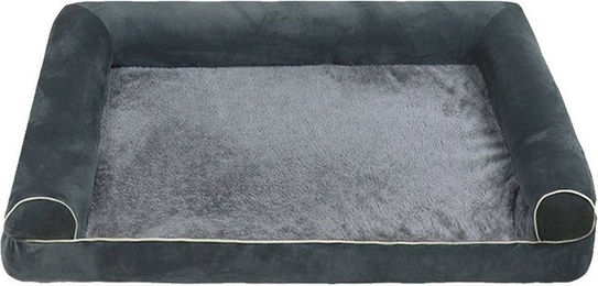 YMQHBS Orthopädisches Hundebett für Senioren mit Fleece in Grau für kleine Hunde - 10 x 12 kg – Bild 1 von 5