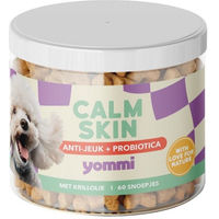 Produktbild von Yommi Calm Skin Kausnacks gegen Juckreiz mit Probiotika für Hunde
