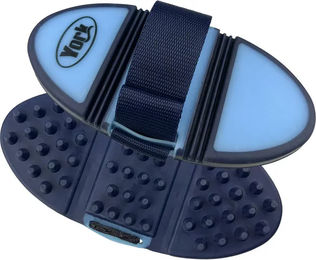 York Axel Flexi Massagebürste aus Silikon in Blau – Bild 1 von 1