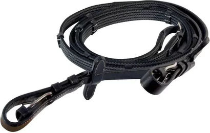 Produktbild von York Brighton Pferdezügel Full Schwarz aus Gummi