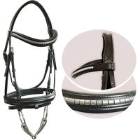 Produktbild von York Cleo II Leder Zaumzeug für Ponys in Schwarz