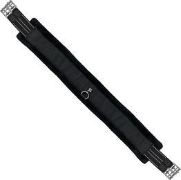 York Darcy Sattelgurt für Pferde aus Neopren in Schwarz 125 cm – Bild 1 von 1
