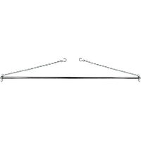 Produktbild von York Deckenhalter mit Ketten aus Metall in Silber