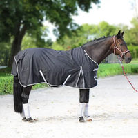 Produktbild von York Demi Outdoor-Pferdedecke aus Polyester in Schwarz 145 cm